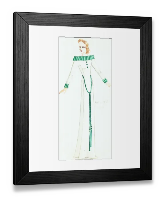 Framed Print : Murrays Cabaret Club costume design Framed Print : Murrays Cabaret Club costume design
