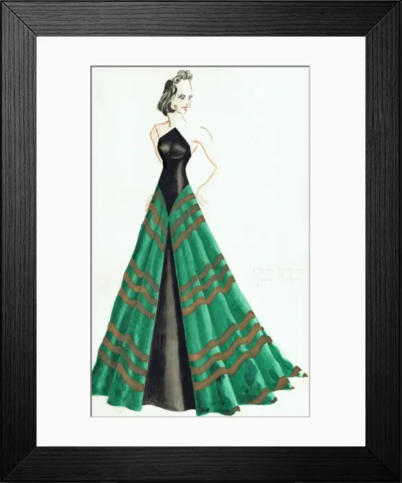 Framed Print : Murrays Cabaret Club costume design Framed Print : Murrays Cabaret Club costume design