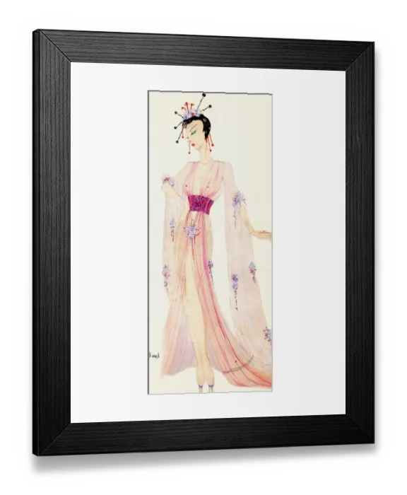 Framed Print : Murrays Cabaret Club costume design Framed Print : Murrays Cabaret Club costume design