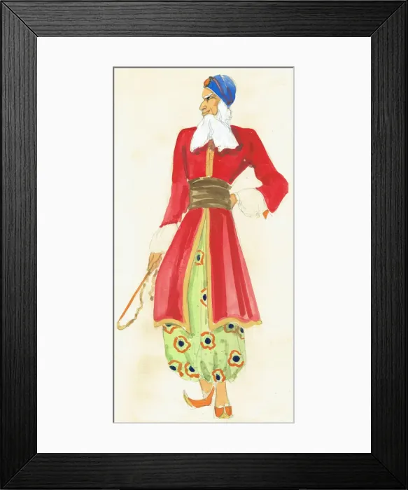 Framed Print : Murrays Cabaret Club costume design Framed Print : Murrays Cabaret Club costume design