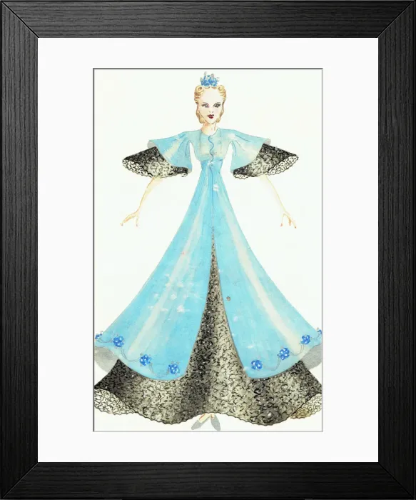 Framed Print : Murrays Cabaret Club costume design Framed Print : Murrays Cabaret Club costume design