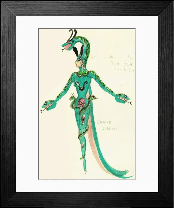 Framed Print : Murrays Cabaret Club costume design Framed Print : Murrays Cabaret Club costume design