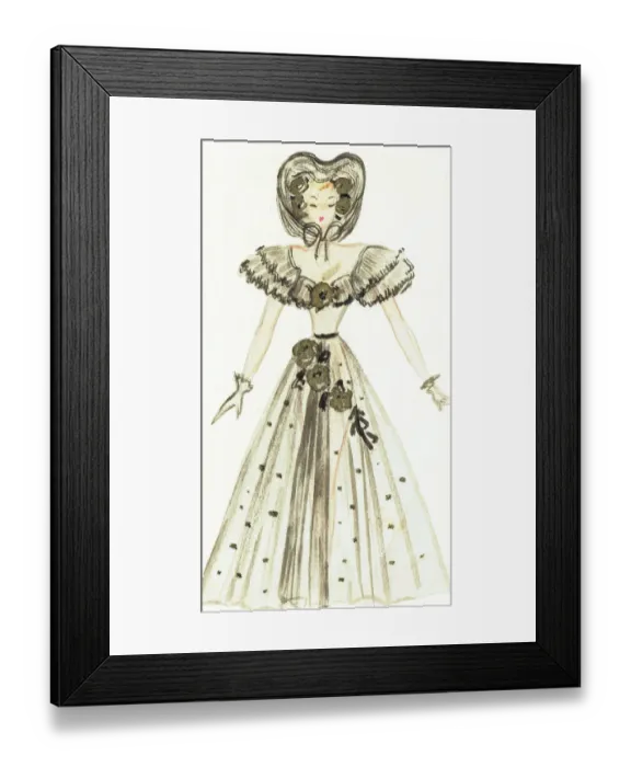 Framed Print : Murrays Cabaret Club costume design Framed Print : Murrays Cabaret Club costume design