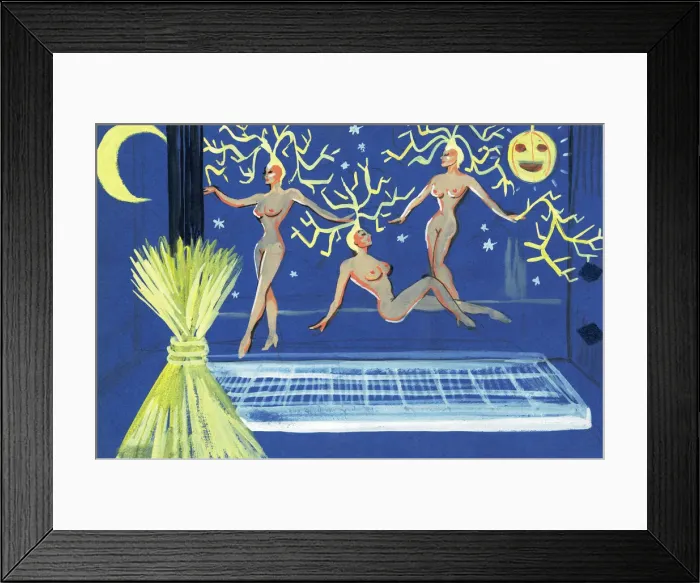 Framed Print : Murrays Cabaret Club costume design Framed Print : Murrays Cabaret Club costume design