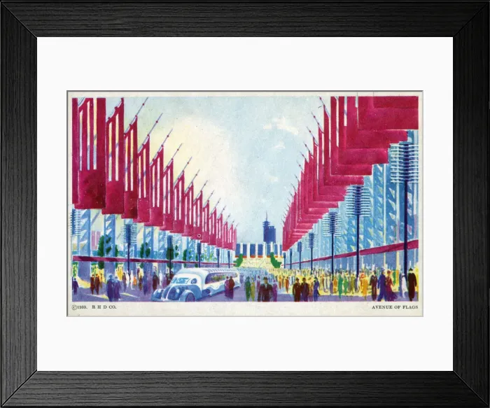 Framed Print : Chicago World Fair - A Century of Progress Framed Print : Chicago World Fair - A Century of Progress