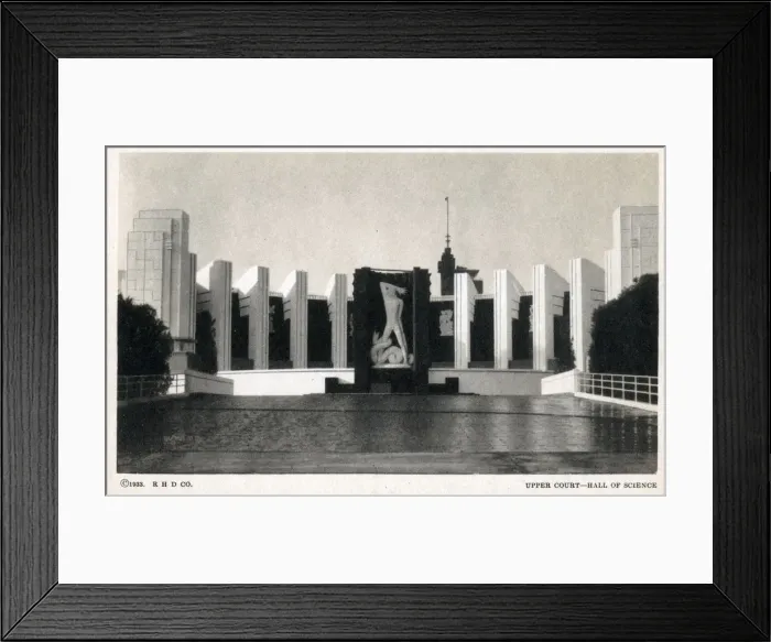 Framed Print : Chicago World Fair - A Century of Progress Framed Print : Chicago World Fair - A Century of Progress