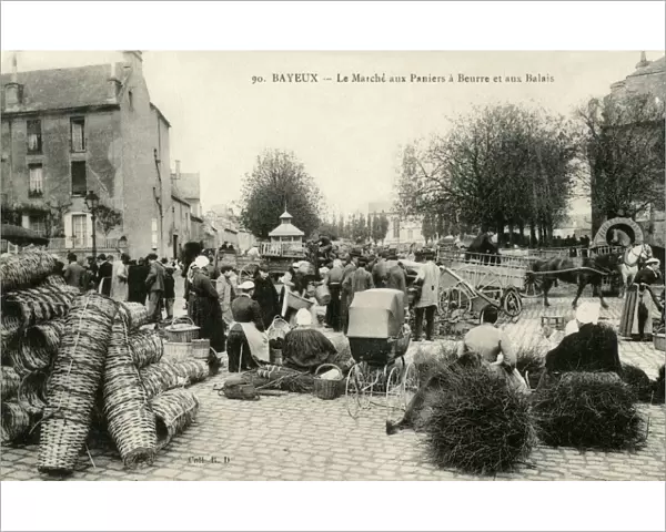 The Butter, Brooms and Basket Market, Bayeux, France