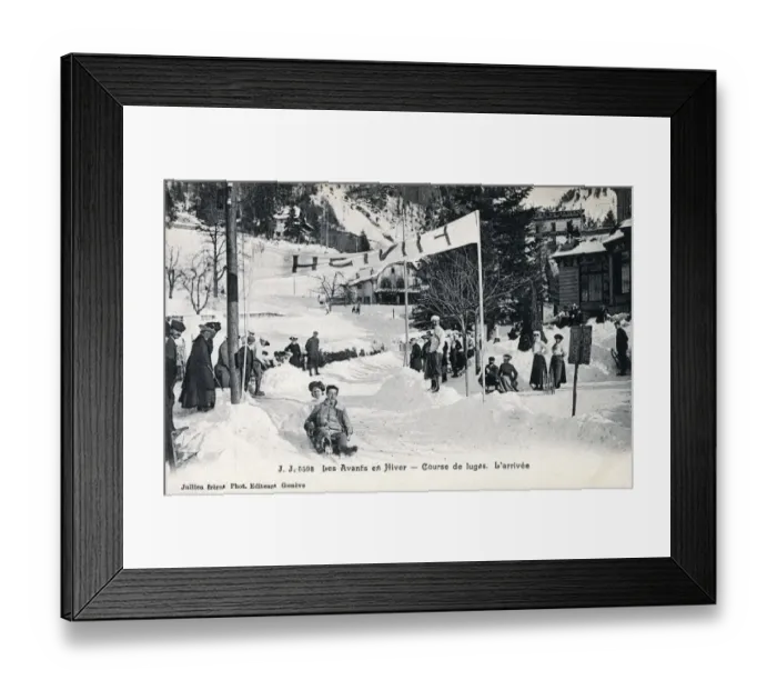 Framed Print : Col de Sanloup, Montreux, Switzerland - mixed luge racing Framed Print : Col de Sanloup, Montreux, Switzerland - mixed luge racing