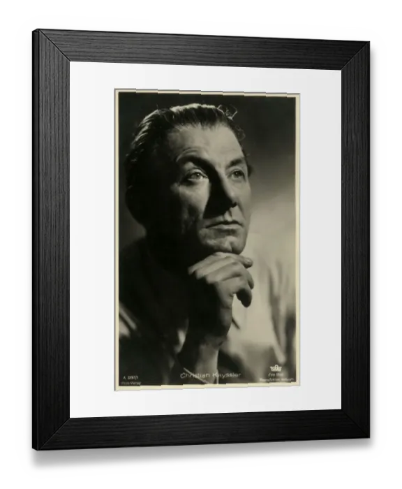 Framed Print : Christian Kayssler - German Stage and Film Actor Framed Print : Christian Kayssler - German Stage and Film Actor