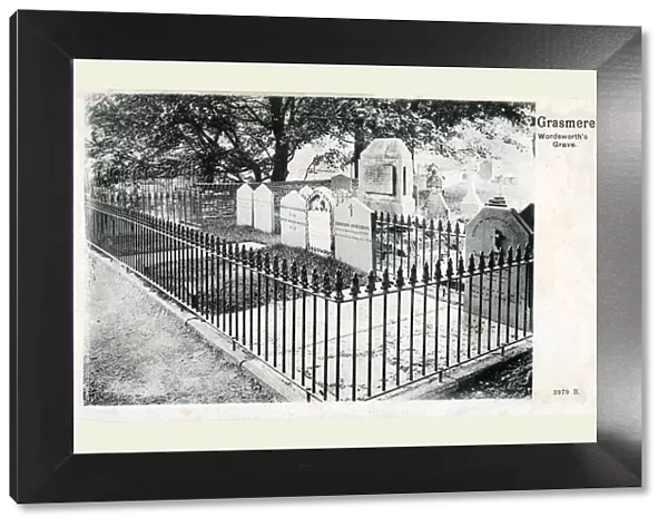 The Grave of Poet William Wordsworth, Grasmere, Cumbria