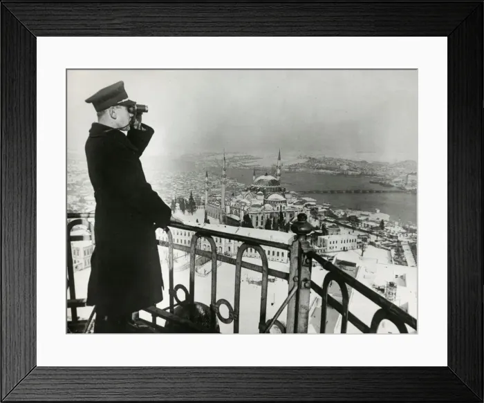 Framed Print : Istanbul Modern Fire Department, Turkey - Keeping watch Framed Print : Istanbul Modern Fire Department, Turkey - Keeping watch