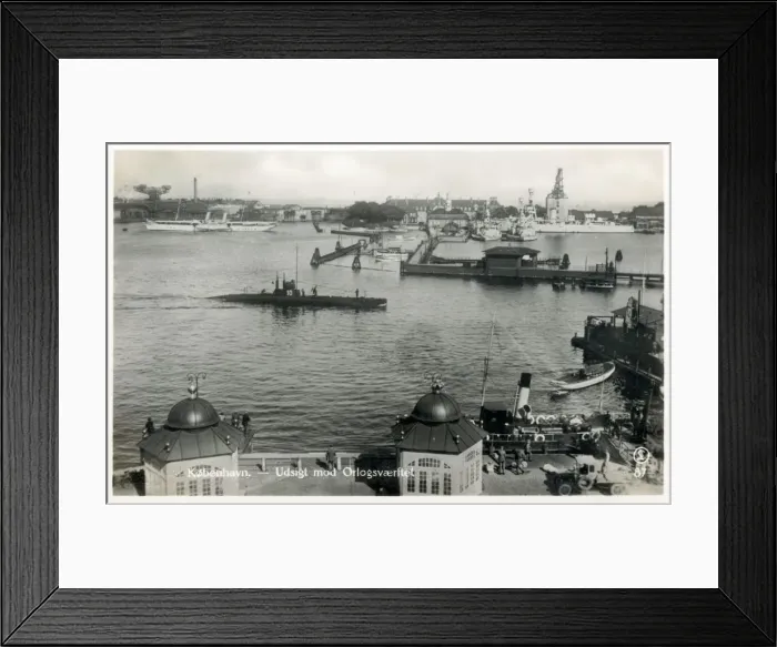 Framed Print : Copenhagen, Denmark - View of the Naval Dockyard Framed Print : Copenhagen, Denmark - View of the Naval Dockyard
