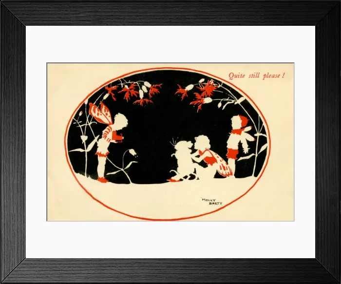 Framed Print : Quite Still Please! A Fairy Photographic Session Date: circa 1940s Framed Print : Quite Still Please! A Fairy Photographic Session Date: circa 1940s
