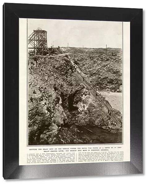 Photograph of the lead and zinc mine in Broken Hill, Northern Rhodesia (now Kabwe