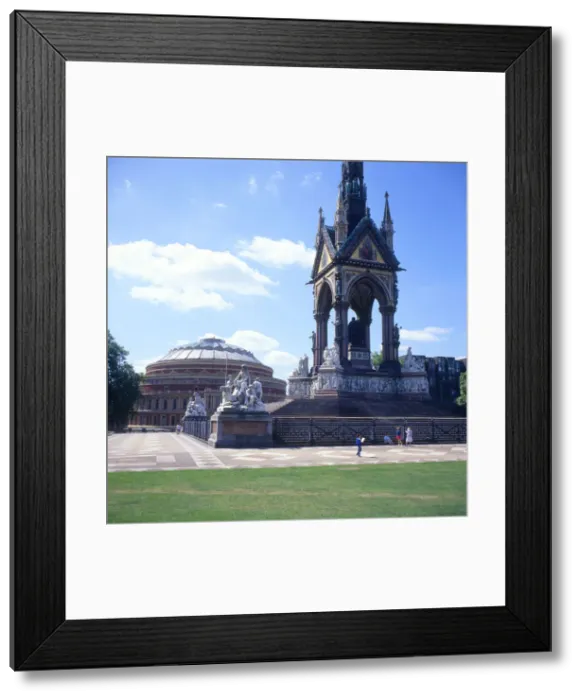 Framed Print : The Albert Memorial and the Royal Albert Hall, London. Date: circa 1980s Framed Print : The Albert Memorial and the Royal Albert Hall, London. Date: circa 1980s
