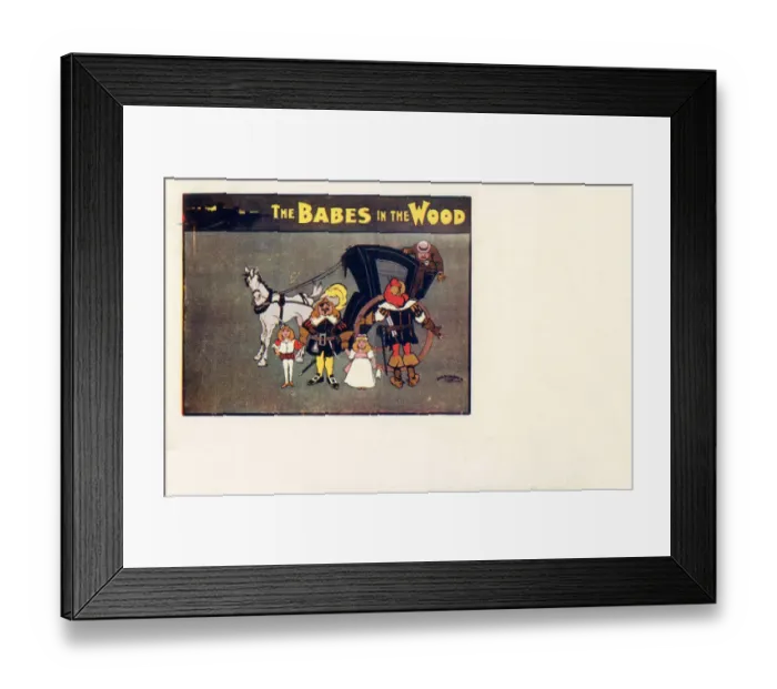Framed Print : The Babes in the Wood, pantomime Framed Print : The Babes in the Wood, pantomime