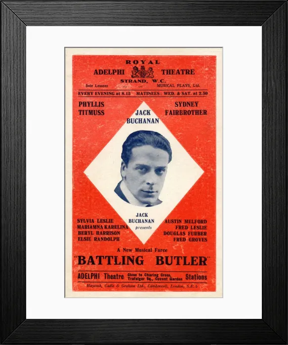 Framed Print : Battling Butler, farce, Royal Adelphi Theatre, London Framed Print : Battling Butler, farce, Royal Adelphi Theatre, London