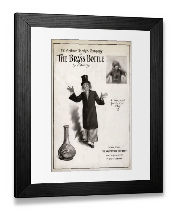 Framed Print : The Brass Bottle, a farcical play by F Anstey Framed Print : The Brass Bottle, a farcical play by F Anstey