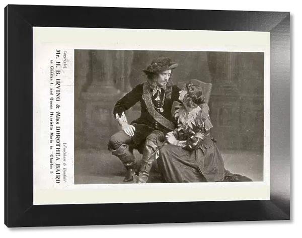 H B Irving and Dorothea Baird as Charles I and his Queen