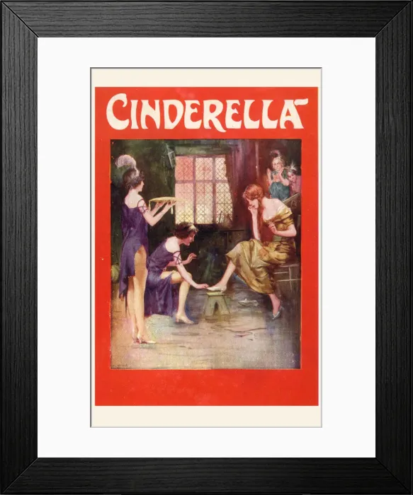 Framed Print : Cinderella, a pantomime Framed Print : Cinderella, a pantomime