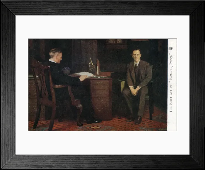Framed Print : Scene from Damaged Goods, St Martins Theatre, London Framed Print : Scene from Damaged Goods, St Martins Theatre, London