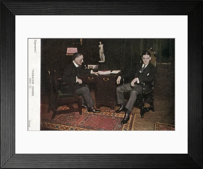 Framed Print : Scene from Damaged Goods, Palace Theatre, Tottenham Framed Print : Scene from Damaged Goods, Palace Theatre, Tottenham