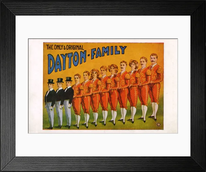 Framed Print : The Only & Original Dayton Family Framed Print : The Only & Original Dayton Family
