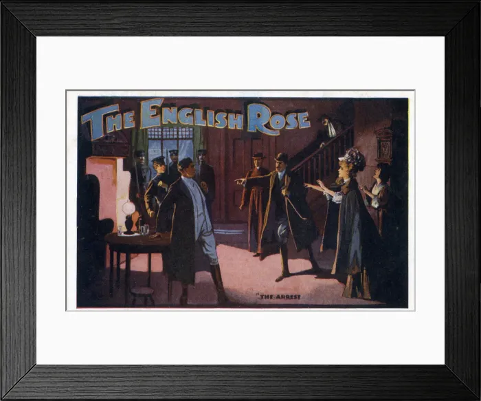 Framed Print : The English Rose, arrest scene Framed Print : The English Rose, arrest scene