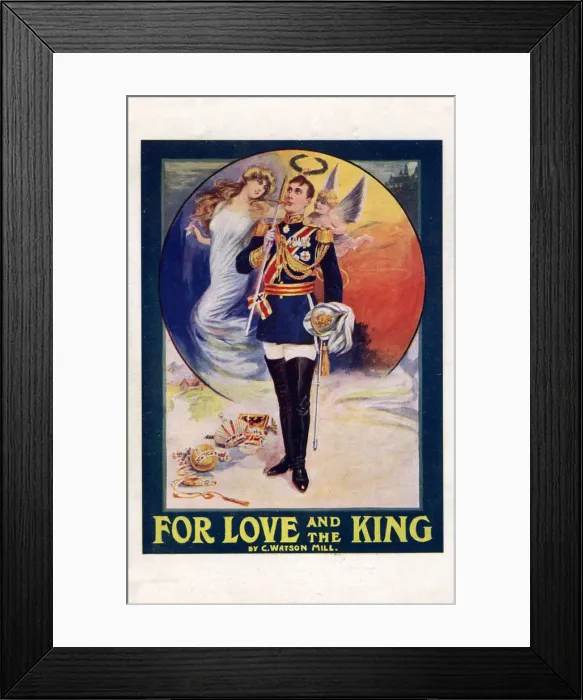 Framed Print : For Love and the King, by C Watson Mill, Mansfield Framed Print : For Love and the King, by C Watson Mill, Mansfield