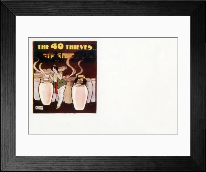 Framed Print : The 40 Thieves, a pantomime Framed Print : The 40 Thieves, a pantomime