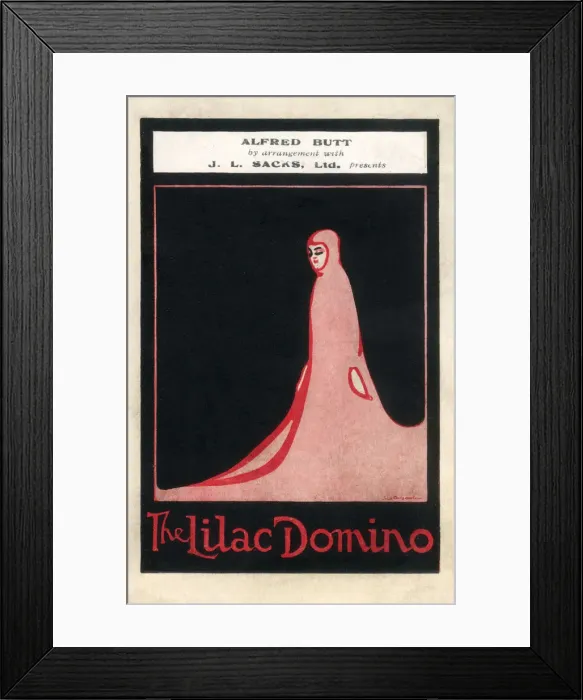 Framed Print : The Lilac Domino, Royal Lyceum Theatre, Edinburgh