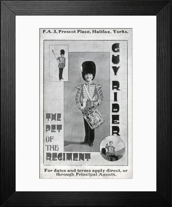 Framed Print : The Pet of the Regiment, with Guy Rider, Halifax Framed Print : The Pet of the Regiment, with Guy Rider, Halifax