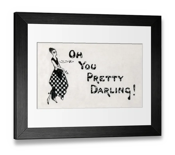 Framed Print : Oh You Pretty Darling! Grand Theatre, Luton Framed Print : Oh You Pretty Darling! Grand Theatre, Luton