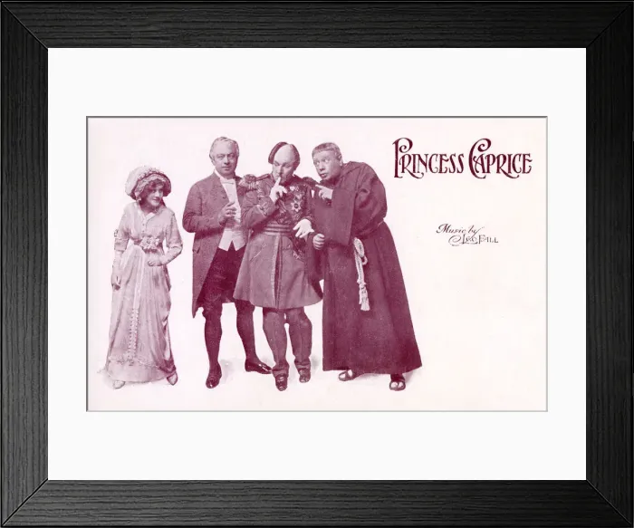 Framed Print : Princess Caprice, musical, Shaftesbury Theatre, London Framed Print : Princess Caprice, musical, Shaftesbury Theatre, London