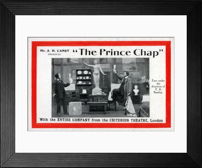 Framed Print : The Prince Chap, from Criterion Theatre, London Framed Print : The Prince Chap, from Criterion Theatre, London
