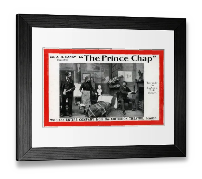 Framed Print : The Prince Chap, from Criterion Theatre, London Framed Print : The Prince Chap, from Criterion Theatre, London