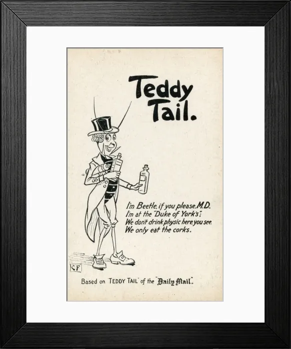 Framed Print : Teddy Tail, Duke of Yorks Theatre, London Framed Print : Teddy Tail, Duke of Yorks Theatre, London