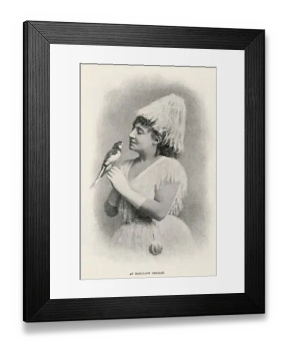 Framed Print : Lydia Thompson in the role of Robinson Crusoe. Date: 1899 Framed Print : Lydia Thompson in the role of Robinson Crusoe. Date: 1899
