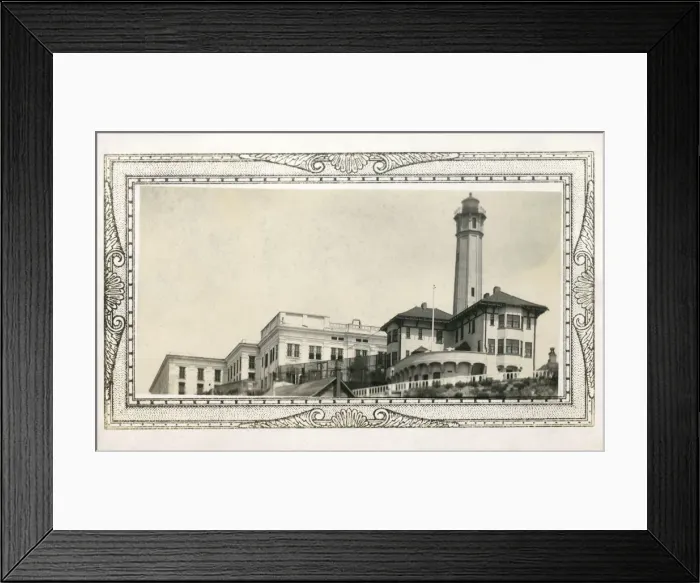 Framed Print : The Alcatraz Federal Penitentiary or United States Penitentiary, Alcatraz Island Framed Print : The Alcatraz Federal Penitentiary or United States Penitentiary, Alcatraz Island