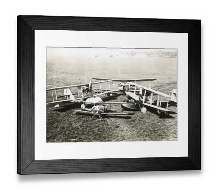 Framed Print : Sempill British Aviation Mission to Japan, four planes Framed Print : Sempill British Aviation Mission to Japan, four planes