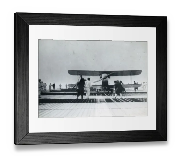 Framed Print : Sempill British Aviation Mission to Japan, Carrier Fighter