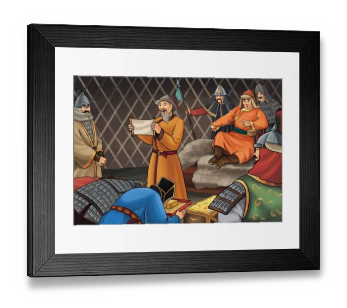 Framed Print : Political structures by Genghis Khan Framed Print : Political structures by Genghis Khan