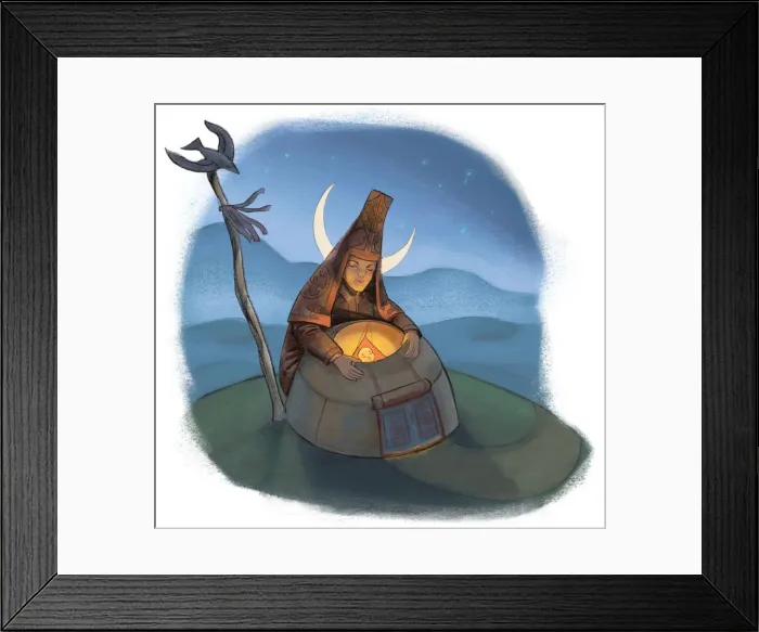 Framed Print : Umay the goddess of fertility, Kazakhstan Framed Print : Umay the goddess of fertility, Kazakhstan