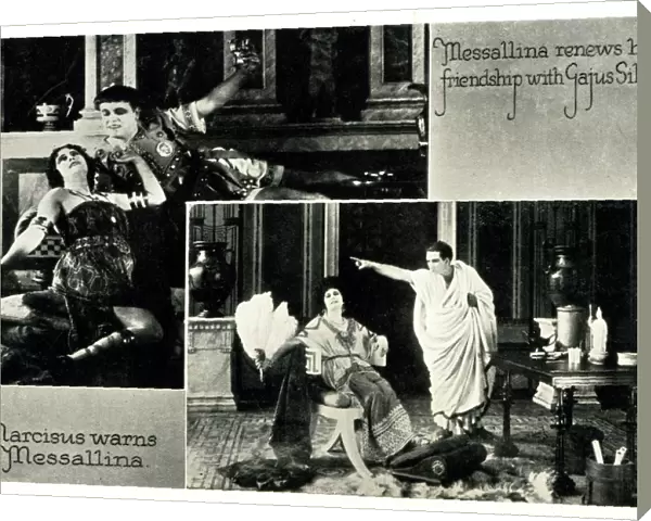 Silent Film - Messalina, Gajus Silius, Narcisus
