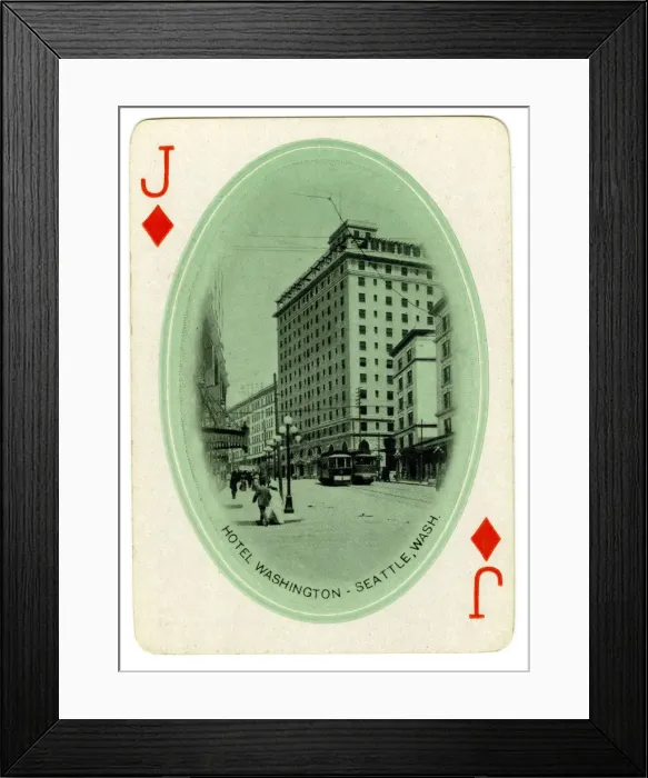 Framed Print : Hotel Washington, Seattle, Wash Framed Print : Hotel Washington, Seattle, Wash