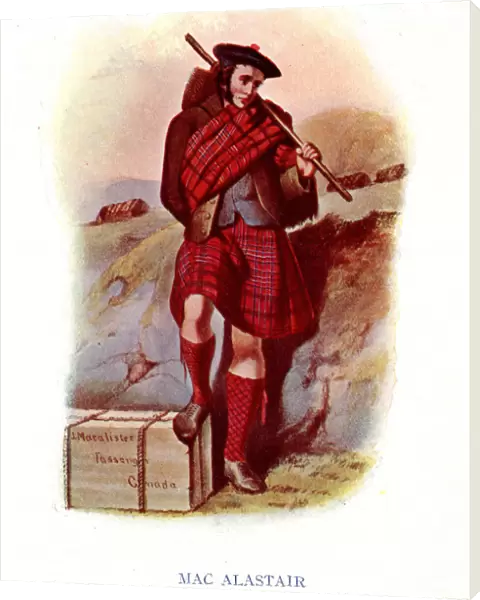 MacAlastir, Traditional Scottish Clan Costume