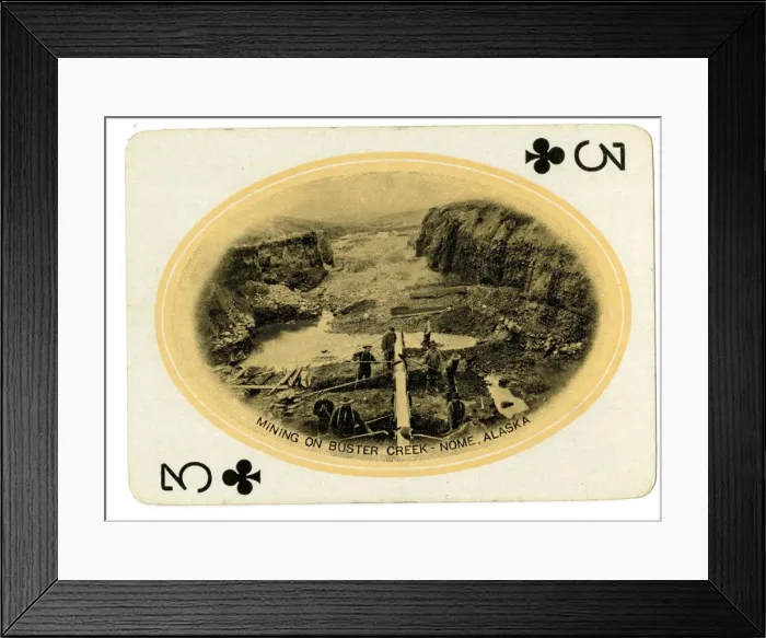 Framed Print : Mining on Buster Creek, Nome, Alaska Framed Print : Mining on Buster Creek, Nome, Alaska