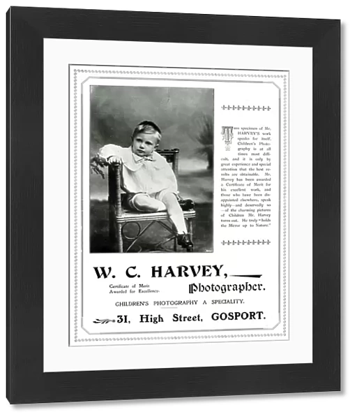 W. C. Harvey, Childrens Photographer, High Street, Gosport