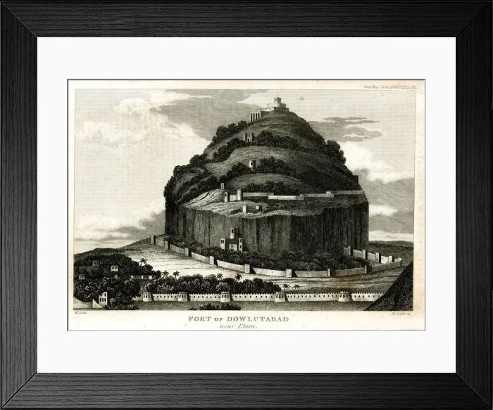 Framed Print : Fort of Dowlutabad near Elora, India Framed Print : Fort of Dowlutabad near Elora, India