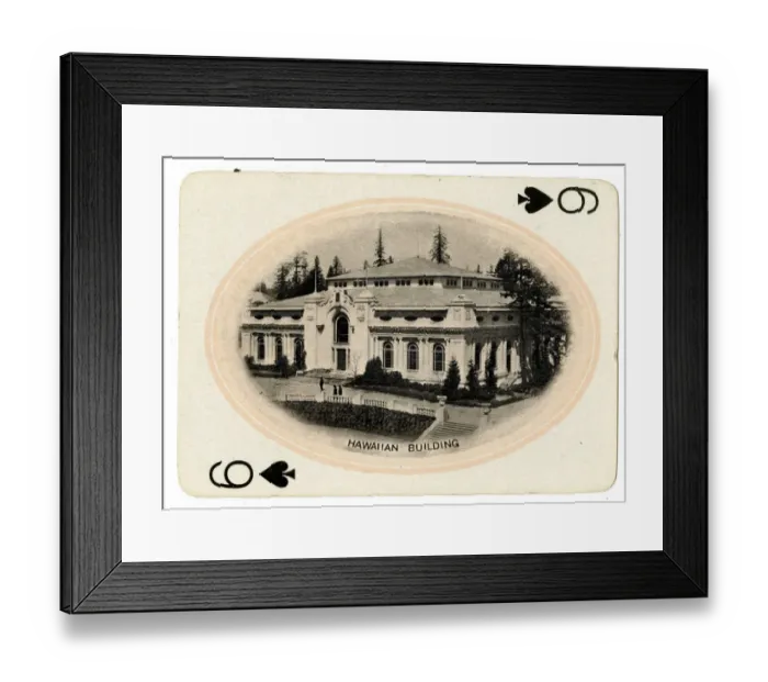 Framed Print : Hawaiian Building Framed Print : Hawaiian Building